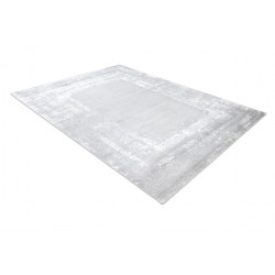 Dywan LIRA G6699 Ramka, strukturalny, nowoczesny, glamour - szary  80x150cm