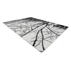 Dywan EMERALD ekskluzywny 3820 glamour, stylowy drzewo srebrny  80x150cm