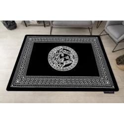Dywan HAMPTON Medusa meduza grecki czarny 200x290cm Dywan HAMPTON Medusa meduza grecki czarny 200x290cm