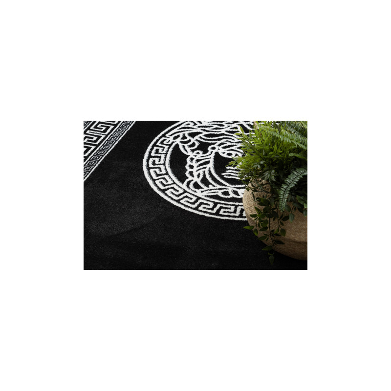Dywan HAMPTON Medusa meduza grecki czarny 200x290cm Dywan HAMPTON Medusa meduza grecki czarny 200x290cm