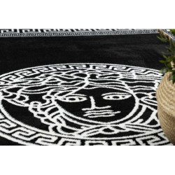 Dywan HAMPTON Medusa meduza grecki czarny 200x290cm Dywan HAMPTON Medusa meduza grecki czarny 200x290cm