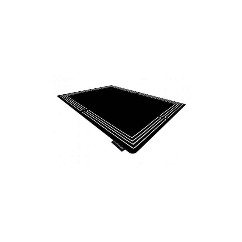 Dywan HAMPTON Chick ramka czarny 200x290cm Dywan HAMPTON Chick ramka czarny 200x290cm