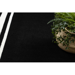 Dywan HAMPTON Border ramka czarny 120x170cm