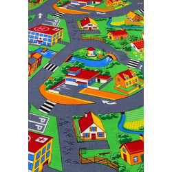 Dywan Dziecięcy AW Uliczki Drogi Miasto Wieś Little Village