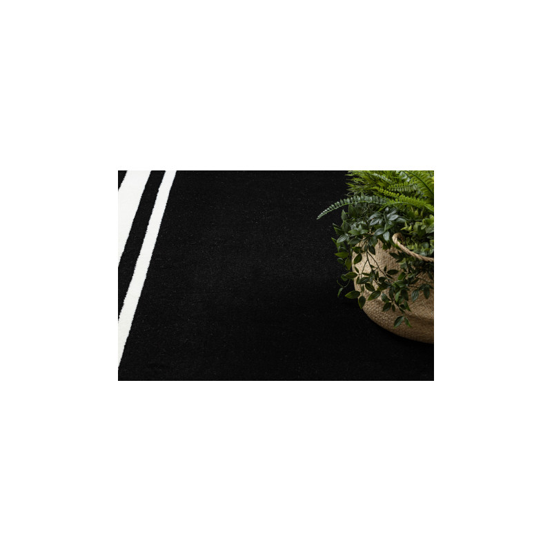 Dywan HAMPTON Border ramka czarny 200x290cm Dywan HAMPTON Border ramka czarny 200x290cm