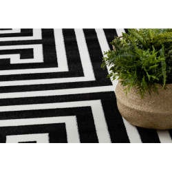 Dywan HAMPTON Rich grecki czarny 120x170cm Dywan HAMPTON Rich grecki czarny 120x170cm