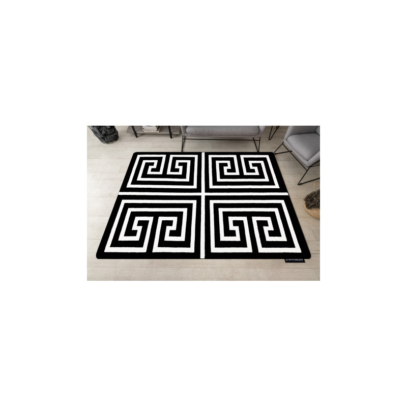 Dywan HAMPTON Rich grecki czarny 160x220cm