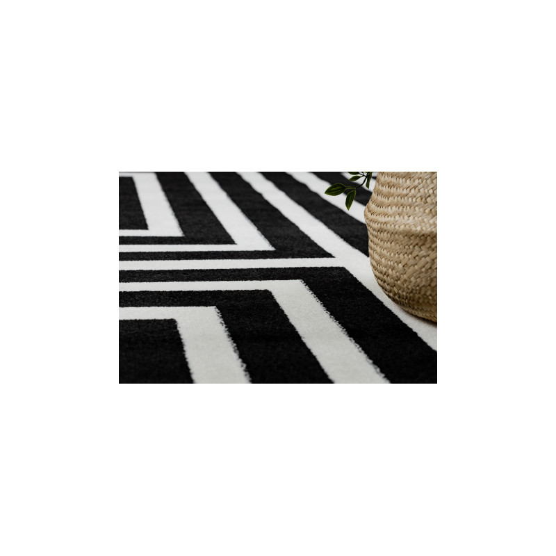 Dywan HAMPTON Rich grecki czarny 160x220cm