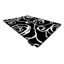 Dywan HAMPTON Rosa róża, kwiaty czarny 200x290cm