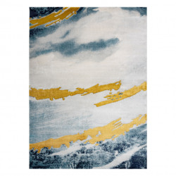 Dywan EMERALD ekskluzywny 1023 glamour, stylowy abstrakcja niebieski / złoty 120x170cm