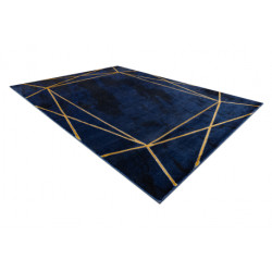 Dywan EMERALD ekskluzywny 1022 glamour, stylowy geometryczny granatowy / złoty 180x270cm Dywan EMERALD ekskluzywny 1022 glamour, stylowy geometryczny granatowy / złoty 180x270cm