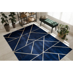 Dywan EMERALD ekskluzywny 1012 glamour, stylowy geometryczny granatowy / złoty 200x290cm Dywan EMERALD ekskluzywny 1012 glamour, stylowy geometryczny granatowy / złoty 200x290cm