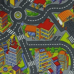 Wykładzina dywanowa dziecięca AW Smart City