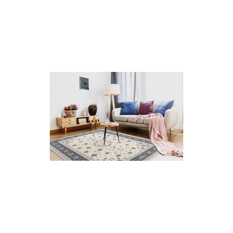 Dywan NAIN Ramka ornament 7179/51943 beż / granat 240x340cm Dywan NAIN Ramka ornament 7179/51943 beż / granat 240x340cm