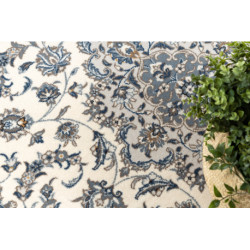 Dywan NAIN Ramka ornament 7335/51935 beż / granat 80x150cm