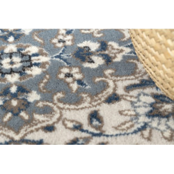 Dywan NAIN Ramka ornament 7335/51935 beż / granat 80x150cm