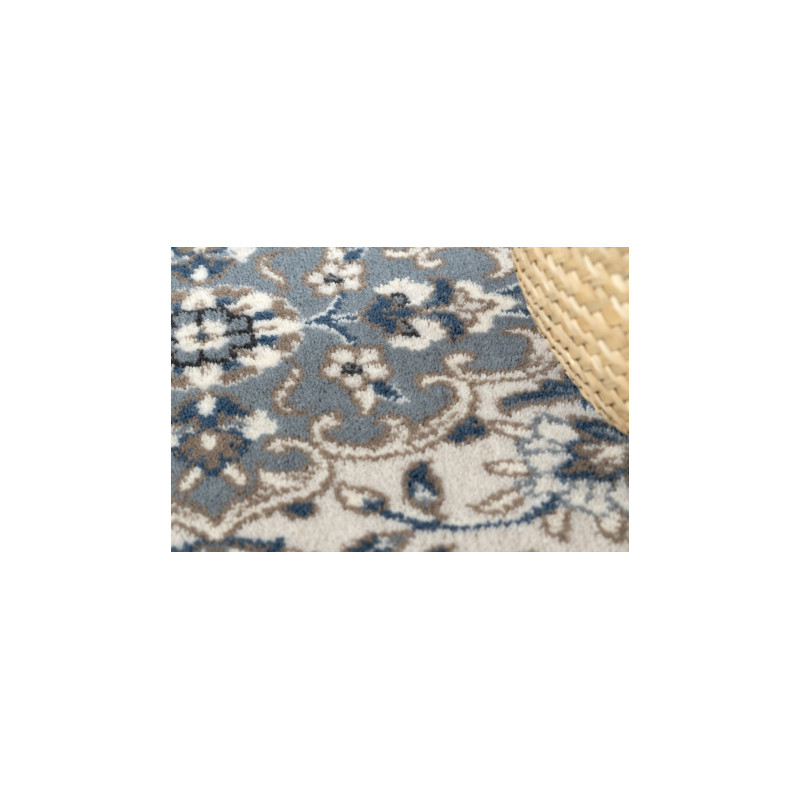 Dywan NAIN Ramka ornament 7335/51935 beż / granat 160x230cm
