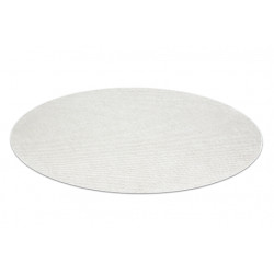 Dywan CASABLANCA PLUS koło krem jednolity, pętelkowy koło 80cm