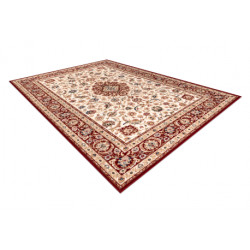 Dywan NAIN Ornament, ramka 0001/00001 beż / bordo 120x170cm
