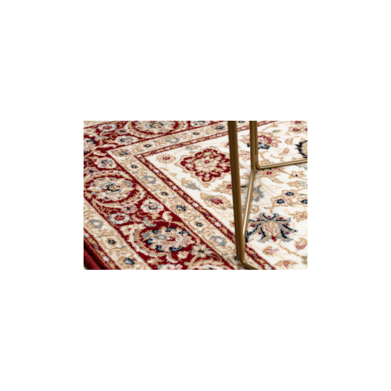 Dywan NAIN Ornament, ramka 0001/00001 beż / bordo 120x170cm