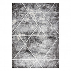 Dywan MATEO 8031/644 Nowoczesny, geometryczny, trójkąty - strukturalny szary 240x330cm