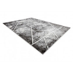 Dywan MATEO 8031/644 Nowoczesny, geometryczny, trójkąty - strukturalny szary 280x370cm