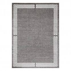 Dywan MATEO 8034/944 Nowoczesny ramka - strukturalny szary / beż 180x270cm