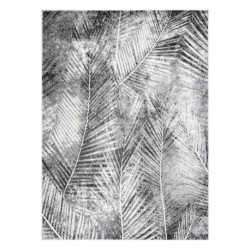Dywan MATEO 8035/644 Nowoczesny liście palmy - strukturalny szary 140x190cm