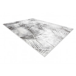 Dywan MATEO 8035/644 Nowoczesny liście palmy - strukturalny szary 180x270cm