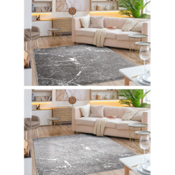 Dywan MATEO 8036/644 Nowoczesny marmur - strukturalny szary 160x220cm