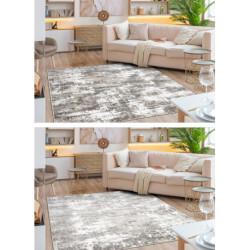 Dywan MATEO 8038/944 Nowoczesny vintage, przecierany - strukturalny szary / beż 180x270cm