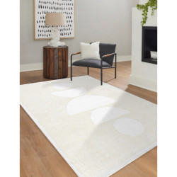 Dywan MODE 8598 geometryczny krem 140x190cm Dywan MODE 8598 geometryczny krem 140x190cm