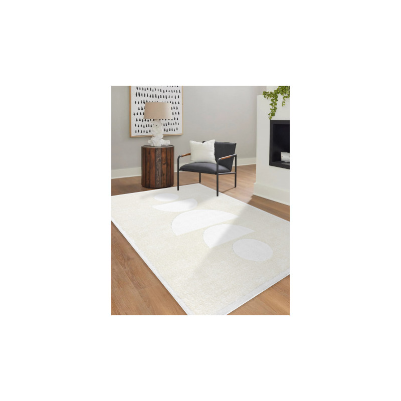 Dywan MODE 8598 geometryczny krem 200x290cm Dywan MODE 8598 geometryczny krem 200x290cm