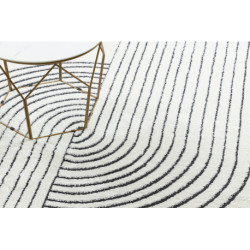 Dywan MODE 8587 geometryczny krem / czarny 140x190cm Dywan MODE 8587 geometryczny krem / czarny 140x190cm