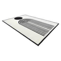 Dywan MODE 8597 geometryczny krem / czarny 200x290cm