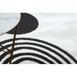 Dywan MODE 8597 geometryczny krem / czarny 200x290cm