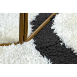 Dywan MODE 8631 geometryczny krem / czarny 160x220cm Dywan MODE 8631 geometryczny krem / czarny 160x220cm