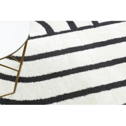 Dywan MODE 8631 geometryczny krem / czarny 180x270cm