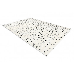 Dywan MODE 8508 kropki krem / czarny 160x220cm
