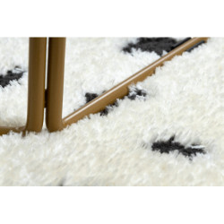 Dywan MODE 8508 kropki krem / czarny 160x220cm