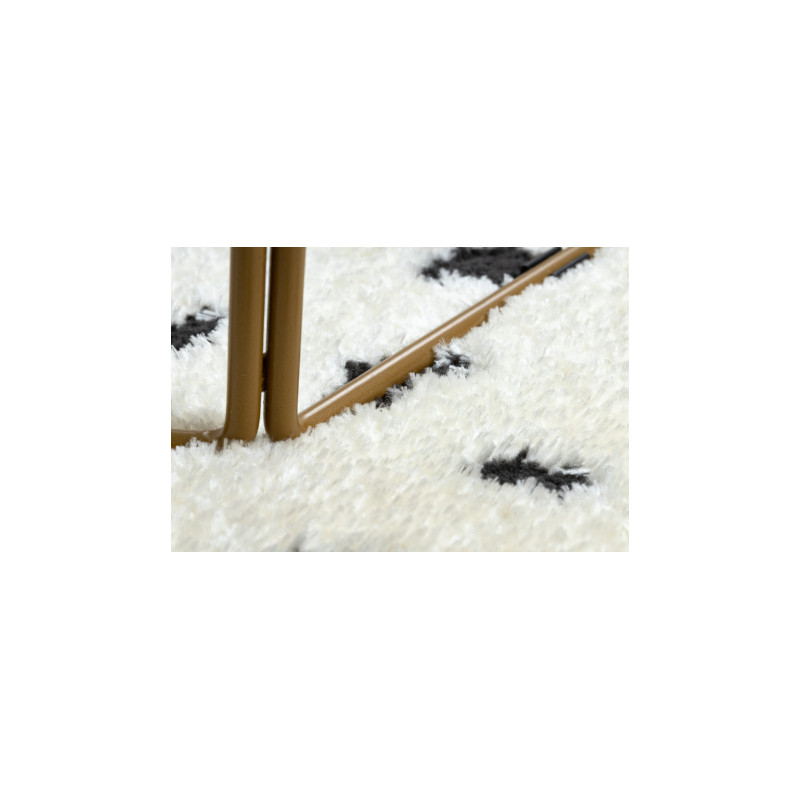 Dywan MODE 8508 kropki krem / czarny 160x220cm