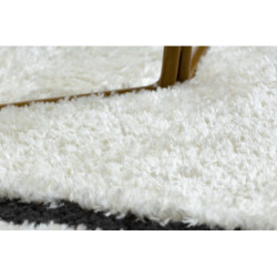 Dywan MODE 8377 abstrakcja krem / czarny 80x150cm