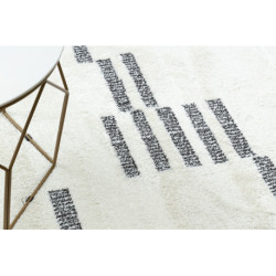 Dywan MODE 8511 geometryczny krem / czarny 140x190cm