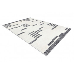 Dywan MODE 8511 geometryczny krem / czarny 180x270cm