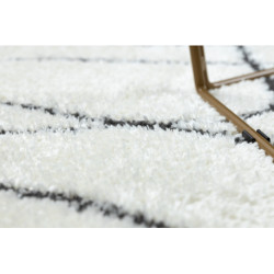 Dywan MODE 8522 abstrakcja krem / czarny 80x150cm