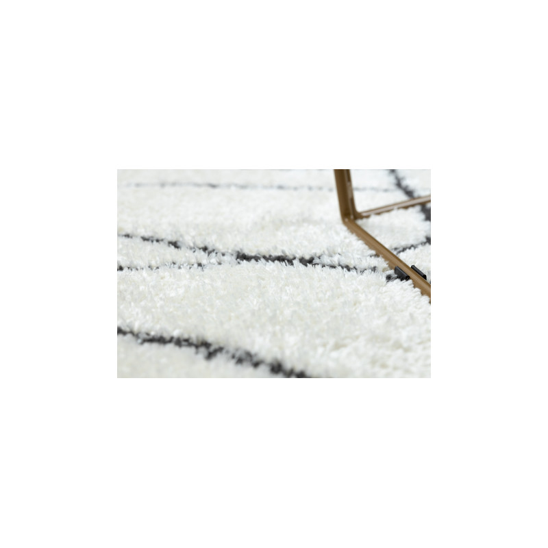 Dywan MODE 8522 abstrakcja krem / czarny 80x150cm