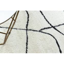 Dywan MODE 8522 abstrakcja krem / czarny 160x220cm