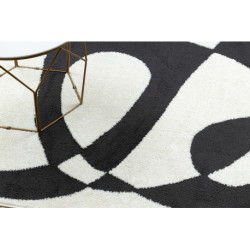 Dywan MODE 8531 abstrakcja krem / czarny 240x330cm