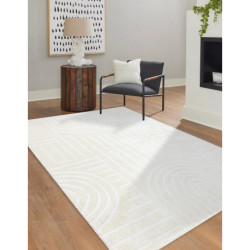 Dywan MODE 8586 geometryczny krem 180x270cm