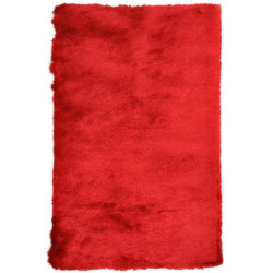 Dywan Shaggy Silk czerwony
